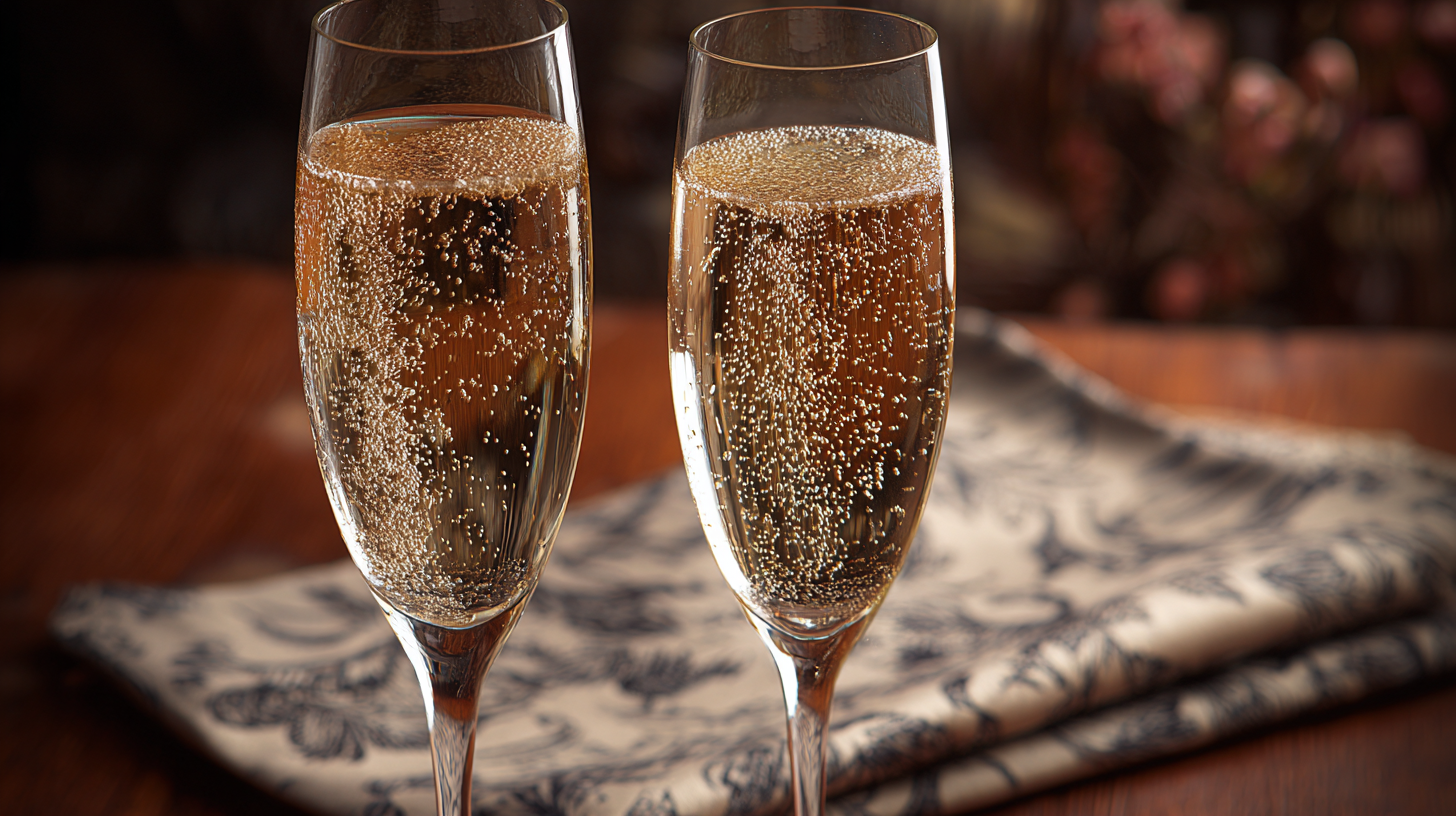 Coupes de champagnes compatibles avec un régime cétogène