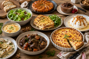 Recettes françaises cétogènes, alternatives keto aux classiques de la gastronomie française