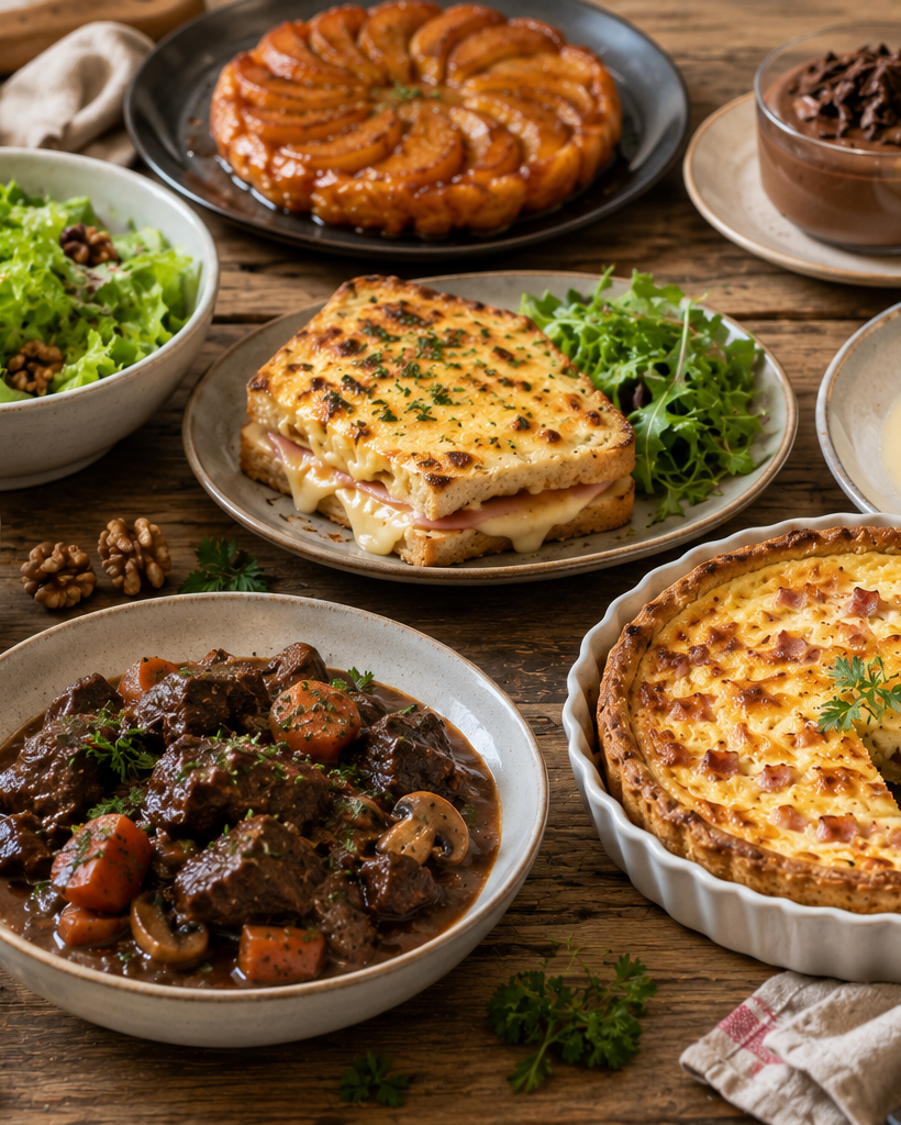 Recettes françaises cétogènes, alternatives keto aux classiques de la gastronomie française